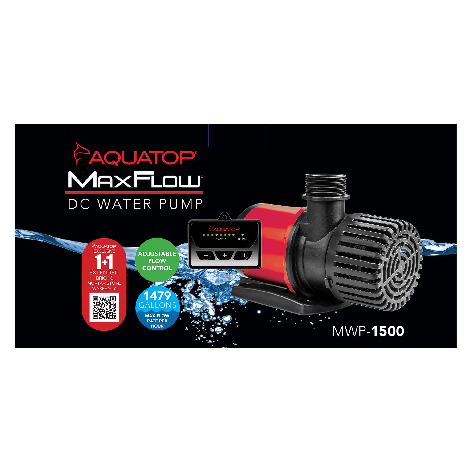 Amazon.com : AQUATOP MWP-1500 1,479 MaxFlow DC Water Pump w